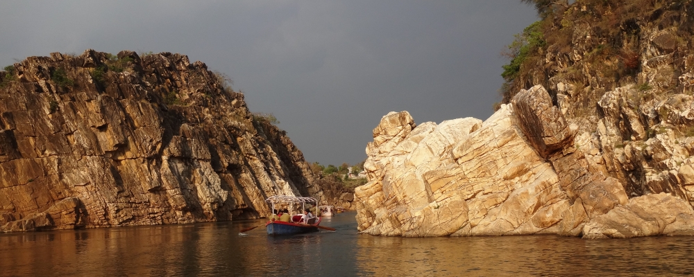 Bhedaghat town in Jabalpur City (Madhya Pradesh)