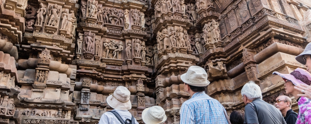 Khajuraho, the ancient city known for its magnificent temples and intricate sculptures